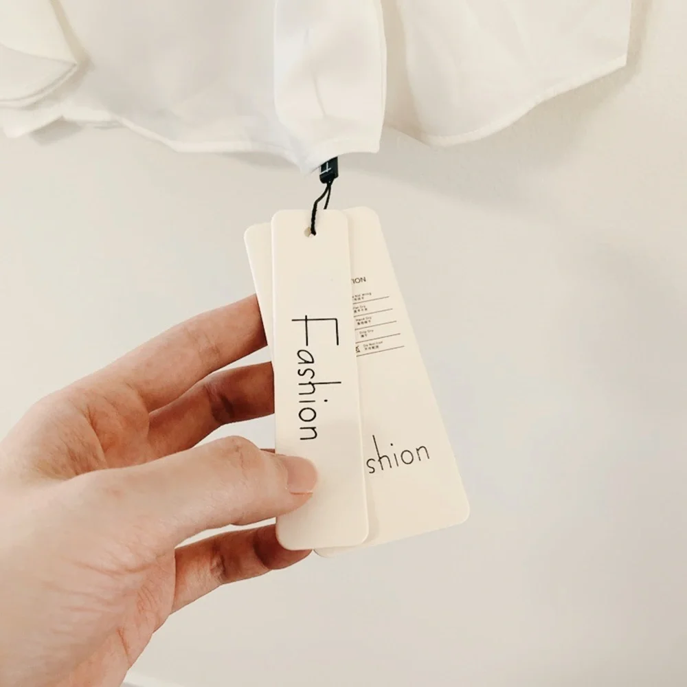 White romantic v neck ruffle blouse - Picture 10 of 10